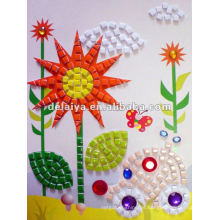 Kinder DIY Mosaik Sticker für Sonnenblume